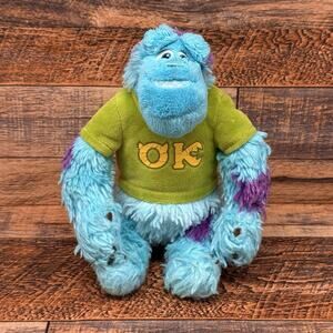 Disney Monsters University Inc Sully 7" Plush OK Oozma Kappa Green Shirt Sulley